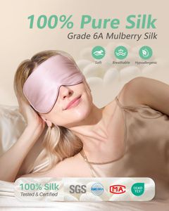 BeeVines Silk Sleep Mask 2-Pack – Soft Eye Masks for Sleeping