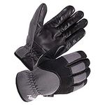 SKYDEER Winter Leather Work Gloves, Warm Fleece Insulation Lining for Cold Weather Work, Water Resistance, Thermal Insulated Gloves (SD2240T/L)