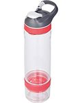 Contigo Plastic Cortland Auto Seal Water Bottle, Large BPA-Free Leakproof Drinking Gym Hydration Bottle Ideal for Sports, Bike, Running, Hiking (Clear, 770 Milliliters)