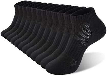 Womens 100% Cotton Ankel Socks, Athletic Performance Running Moisture Wicking Breathable socks.