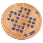 Bigjigs Toys Solitaire Game, Wooden Toys, Solitaire Marble Game, Kids Board Games, Solitaire Board Game, Marble Game, Wooden Games, Marble Game