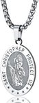 Stainless Steel Saint Christopher N