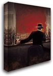 Cigar Bar 19x24 Gallery Wrapped Stretched Canvas Art by Lynch, Brent