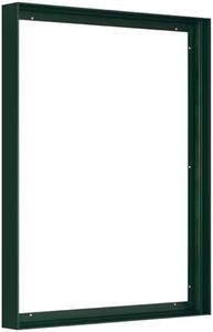 FOLKOR Floater Frame for 24x30 Canvas Paintings, DIY Metal Floating Frames with 1.5" Deep for Art Show Exhibition Home Office Gallery Wall Decor, Abstract Artwork for Modern Farmhouse Room (Green)