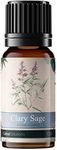 Calmer Solutions | Clary Sage Essential Oil - 10ml | Depression, Stress, Aches | Pure 100% Naturally UK Sourced | Professional or Home use | Diffusers, Humidifiers, Candles & More