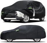 Car Cover Custom Fit for Toyota RAV4 1996-2025,6 Layers Truck Cover Waterproof All Weather for Automobiles,Outdoor Full Exterior Cover,Rain, Sun, Wind Protection,Black