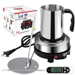 MAHOOMMAKH Candle Making kit with Hot Plate, Candle Making Supplies, Candle Making Kit for Adults