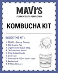 MAVI's Kombucha SCOBY Starter Culture and DIY Brewing Kit (MAVI's Kombucha Kit)