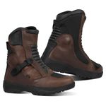 RAXID Motorcycle Adventure Boots Storm Waterproof Men Women Shoes Off Road Real Genuine Leather CE Approved (Brown, uk_footwear_size_system, adult, men, numeric, medium, numeric_11)