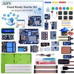 GeeekPi UNO R4 WiFi Ultimate Starter Kit, with Original UNO R4 WiFi, Smart IoT & Basic Sensor Projects with Tutorials, Compatible with Arduino IDE, Includes Various Sensors and Accessories