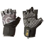 GoFit GF-GTCW-M Pro Trainer Wrist Wrap Gloves (Medium),Gray