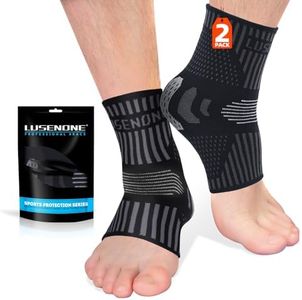 Ankle Brace for Women & Men, Ankle Compression Sleeve Socks, Best Ankle Support Brace for Sprained Ankle, Plantar Fasciitis, Achilles Tendonitis Relief, Foot Pain, Running, Sports