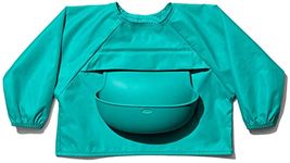 OXO Tot - Sleeved Roll-Up Bib - For Play or Mealtime - Baby and Toddler 9 Months + - Teal - 63151900