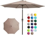 JEAREY 9FT Patio Umbrella for Outdo