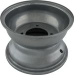 7" Steel ATV Rim with 4 Hole Mount - Ideal for 50cc, 70cc, 90cc, 110cc, 125cc, and 250cc ATV, UTV, Golf Cart, Go Kart - Off-Road Dirt Bike, Pit Bike