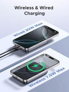 UGREEN Nexode MagSafe Power Bank, 10000mAh – Wireless Portable Charger