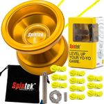 SPINTEK R1 PRO - High End Professional Yoyo - Yo Yo for Adults with Pro Yoyo String Included - Dual Responsive Yoyo & Non Responsive Yoyo - Trick Yo-Yo - Yoyo for Kids 8-12 - Good Yoyo for Beginners