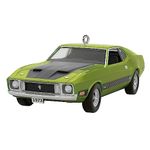 Hallmark Keepsake Christmas Ornament 2023, Classic American Cars 1973 Ford Mustang Mach 1 2023, Metal Ornament, Gifts for Car Collectors,