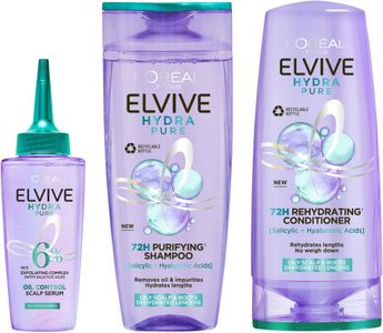 L’Oréal Elvive Hydra Pure Hair Care Set – Hydrating Shampoo & Conditioner