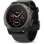 Garmin Unisex Adult Fenix 5X Sport Watches - Slate Gray With Black, Medium