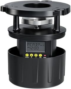 Deer Feeder Kit, Easy to Use Feeder Motor & Timer Kit, Small-Size Game Feeder/Chicken Feeder, Sturdy Hunting Feeder Kit with Spinner/Digital Timer/Adjustable Arms/Batteries Slot/Solar Panel Port