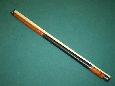 Players C-950 Classic Nutmeg Birds-Eye Maple with Triple Silver Rings Cue, 21-Ounce