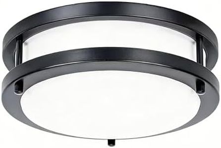 Drosbey 36W Ceiling Light Fixture, 13in Flush Mount Light Fixture, LED Ceiling Lamp for Bathroom, Bedroom, Kitchen, Laundry Room, Garage, Super Bright 3200 Lumens, 5000K Daylight White