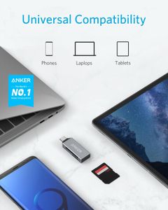 Anker 2-in-1 USB-C Memory Card Reader – SD, Micro SD, UHS-I Compatible