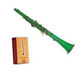 New Merano Student BB Green Clarinet,Case,Mouth Piece; 11 Reeds,Cap;Screwdriver