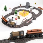 LZDMY Kids Train Track Toy Set with Variable Track for 2 3 4 5 6 7 Years Old, Toddlers Educational Construction Toys, Electric Train Track Playset, Boys Girls Birthday Gifts