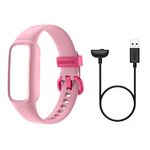 BIGGERFIVE Charging Cable and Adjustable Replacement Straps Bands, Compatible with Vigor 2L Kids Fitness Tracker