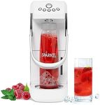 Spärkel Beverage System | White Sparkling Water Maker | No CO2 Tank Needed | Carbonated Water Machine that Uses Fresh, Natural Ingredients | Soda Streaming Machine | 5 Unique Carbonation Levels
