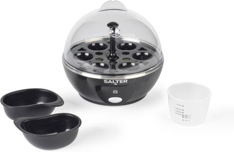 Salter Electric Egg Cooker – 6 Egg Boiler, Poacher, Easy Clean, 430W