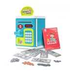 IniRu Sensor ATM Piggy Savings Bank with Electronic Password Lock and Fingerprint Sensing Battery Operated Toy Coin Deposit for Kids of Age 3 and Above (3xAA Battery Not Included)