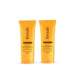 Foxtale Glow Sunscreen SPF 50 PA++++ with Vitamin C & Niacinamide, In-Vivo Tested, Sensitive-Skin Friendly, Made with 100% New-Gen Filters, Lightweight, Non-Greasy, No White Cast |For Men & Women | All Skin Types | Pack of 2 | 100 Ml
