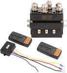 Yctze Electric Winch Controller Winch Relay DC500A 12V Wireless Winch Remote Control Kit Winch Solenoid Relay for 8000lbs‑12000lbs ATV UTV