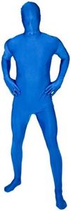 Morphsuits - Disfraz de segunda piel (pegado al cuerpo) , Azul, talla XL (MSBLX)