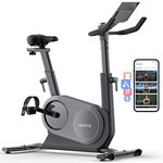 RENPHO AI Smart Exercise Bike Indoor Cycling Bike with Auto Resistance, FTP Power Training Stationary Bike for Home Gym, Bluetooth Connected Fitness Upright Bike Compatible with Zwift Peloton APP