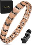 MagnetRX® Pure Copper Bracelets for Women – Ultra Strength Magnetic Copper Bracelet for Women – Adjustable Bracelet Length with Included Sizing Tool (Classic Style)