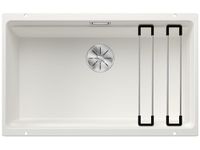 BLANCO ETAGON 700-U – Granite Kitchen Sink for 80 cm Wide Base Units – Undermount – Made of SILGRANIT – White – 525171