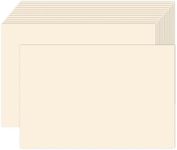 100 Pack 4x6 Ivory Cardstock Blank Index Cards 4x6 Cardstock Paper, Goefun 80lb Heavyweight Cream Cardstock Unlined Notecards for Invatations, Post Cards, Photo Paper, Recipe Cards