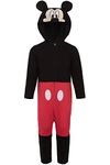 Disney Mickey Mouse Toddler Boys Zip Up Coverall 2T