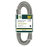 EP 75 Ft Outdoor Extension Cord - 16/3 SJTW Gray Electrical Cable with 3 Prong Grounded Plug, UL Listed