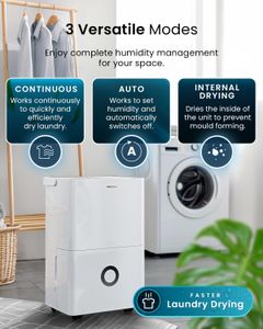 Pro Breeze 30L Dehumidifier – High Capacity Moisture Removal