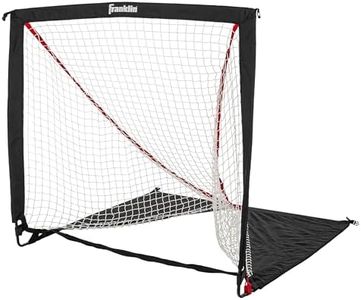 Franklin Sports Backyard Lacrosse Goal - Kids Portable Mini Lacrosse Training Net - Lacrosse Training Equipment - Easy Assemble Lax Goal for Practice - Perfect for Youth Training - 4' Feet x 4' Feet