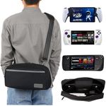 Carrying Case Bag for ASUS ROG Ally/Steam Deck/Hori Split Pad Pro, Protective Travel Shoulder Bag for Nintendo Switch/Switch OLED Model Joypad Controller & Game Handheld Console Accessories Storage