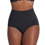 Leonisa High-Waisted Classic Smoothing Brief Black