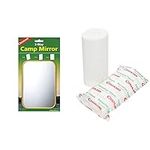 Coghlan's 650 Camping Mirror & Packable Camp Toilet Tissue, 2-Rolls