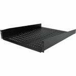 StarTech.com 2U Server Rack Shelf - Universal Vented Rack Mount Cantilever Tray for 19" Network Equipment Rack & Cabinet - Heavy Duty Steel - Weight Capacity 50lb/23kg - 22" Deep Shelf (CABSHELF22V)