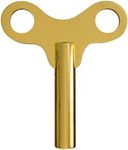 Clock Winding Key Number 6 Size 3.75mm Brass Fits Antique Vintage Clocks